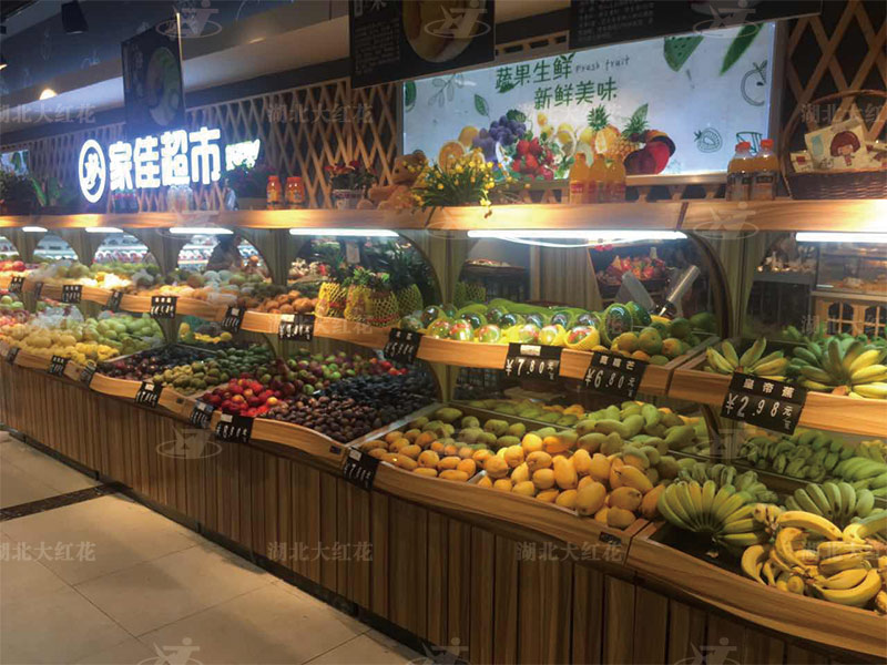 便利店果蔬矮架