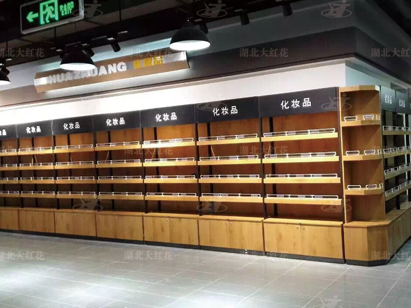 鋼木-百貨靠墻貨架