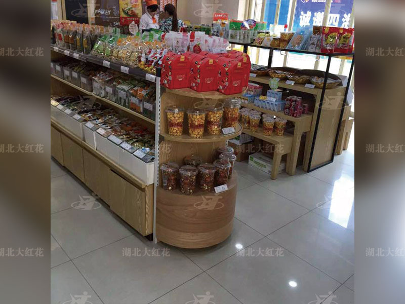 鋼木-百貨中島貨架